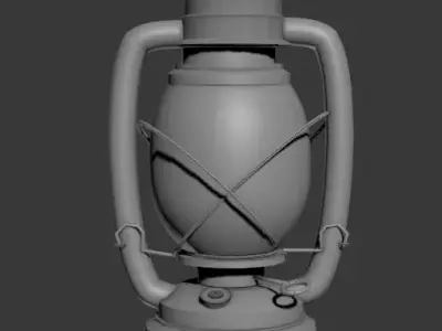 Lantern 3D model 8