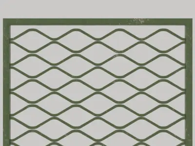 Window grille Free 3D model