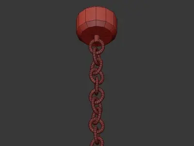 Calypso 8 Light Crystal Teardrop Chandelier 3D model purchase