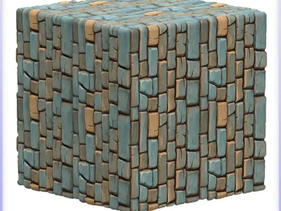 Stylized Stone Floor Seamless Texture Texture