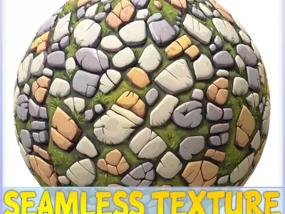 Stylized Ground Seamless Texture Texture 13