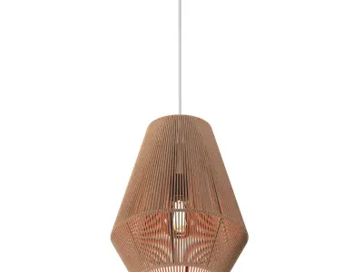 Bowie 1 Light Squat Pendant 3D model