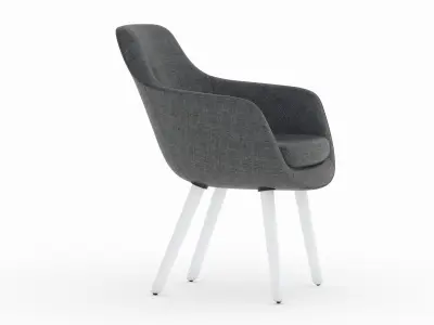 Herman Miller Saiba Side Chair 3D model