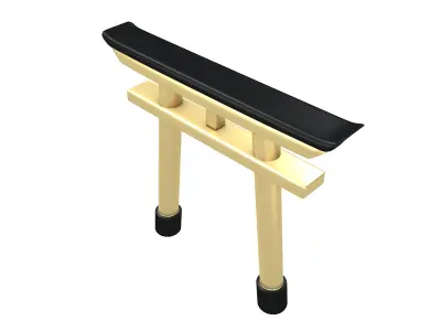 Torii v1 005 Low-poly 3D model