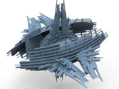Scf fi Queens theatre hall exterior 5  3D model