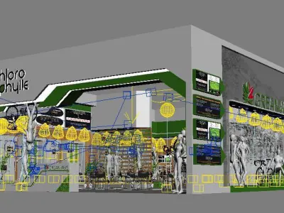 Exhibition - Area - 16X12-3DMAX2009-09 3D model