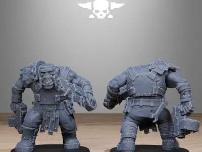 Orkaz Bros Infantry 3D print model