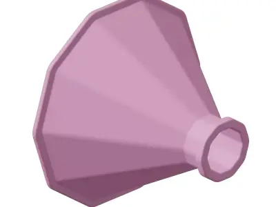 Plastic Exquisite Lamp Reflector Toy 3D model