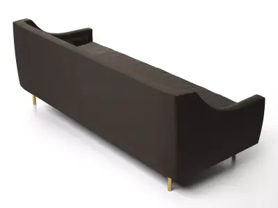 Coco Tufted Sofa 3D model