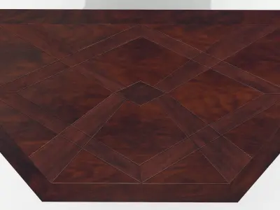 Victorian openable nighstand Low-poly 3D model