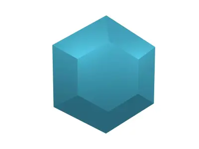 Gem v7 004 Low-poly 3D model