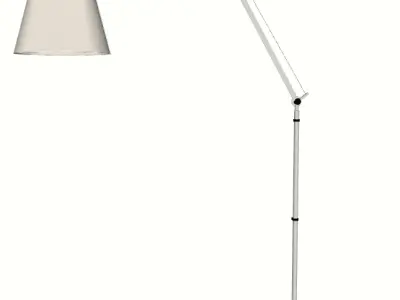 Twin Floor Lamp System 3D model