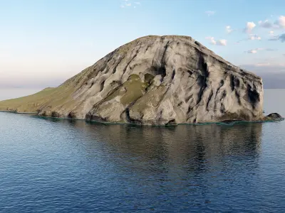 Pacific Island Multipurpose Terrain Model 3D model