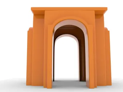 Gate for gaming  3D model