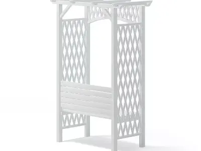 Garden Pergola 3D Model 3D model