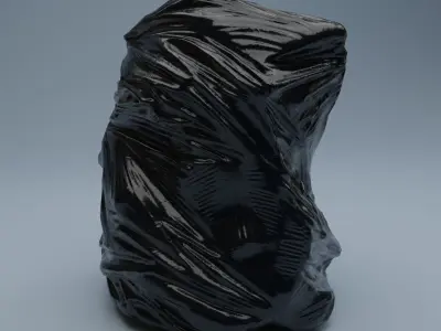 Trashbag - Large 2 Low-poly 3D model