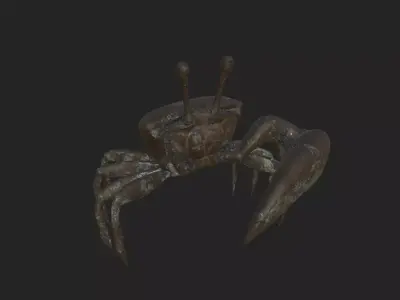 Crab Statue 3D model