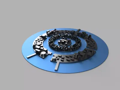 Platos Atlantis 3D print model