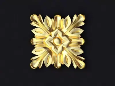rosette dekor 3D model 28