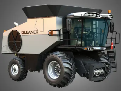 S96 - Combine Harvester - without Harvester Header 3D model