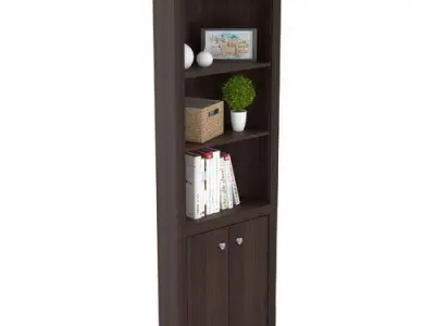 Alma Corner Bookcase 3D model