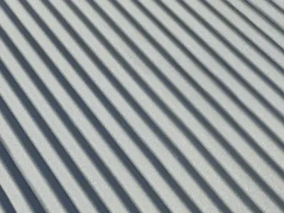 Galvanized Corrugated Metal Roof  Texture
