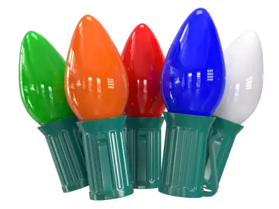 Christmas Light PBR 3D model