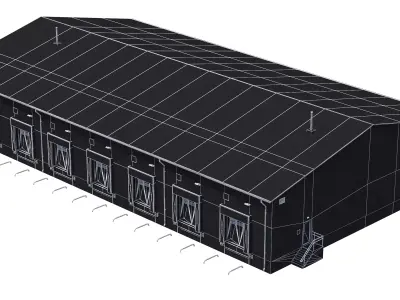 11 Industrial Buildings Collection 3D Model Pack