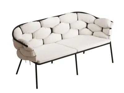 Serpentine Sofa 3D model