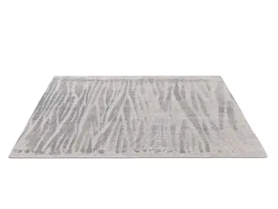 CORDON HAND-KNOTTED WOOL and SILK RUG 3D model