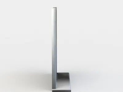 Window metal door Low-poly 3D model