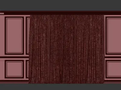 Curtain Set 237 3D model