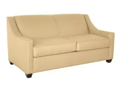 Phillips 68 Wide Square Arm Loveseat Free 3D model
