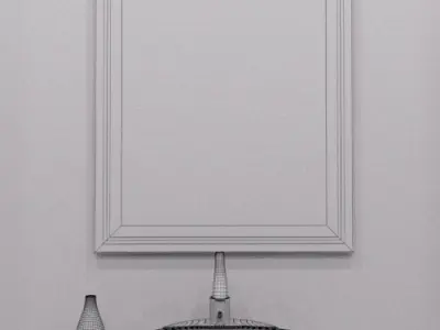 Illuminated Mirror 5 3D model