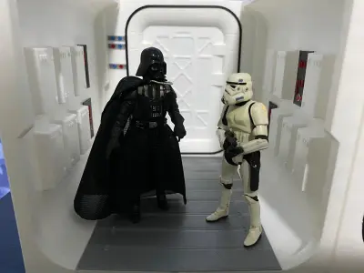 Tantive IV Diorama Star Wars Corridor for 6 inch 375 inch models 3D print model