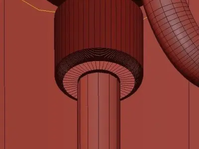 Tiered Drum Pendant Large 3D model