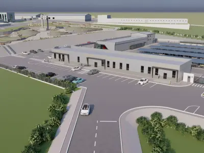 factory master plan  3D model