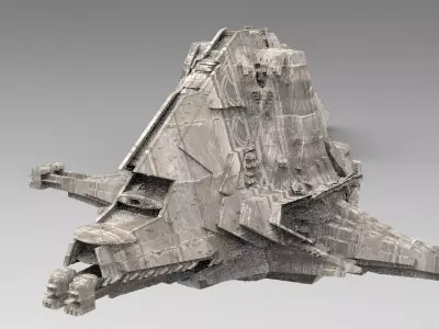 Colossal Space Temple 1 3D model