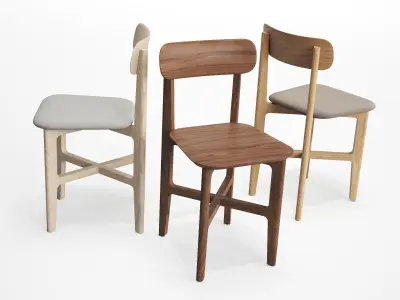 13 Dining Chair 3D model