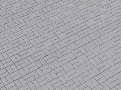 Herringbone Brick Paver Checker PBR Texture  Texture