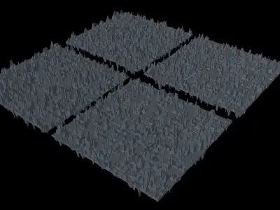 City Shaped Greeble  Free 3D model