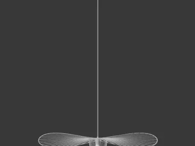 Vertigo Round Chandelier 3D model