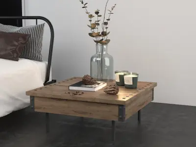 CORONA SCENE 19-Bedroom Basic Style 3D model