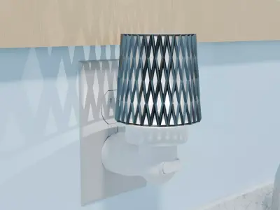 Caged Glass Mini Plugin Wax Warmer Free 3D model