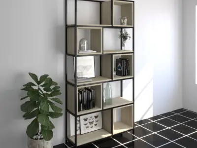 iron decor shelf 3D model