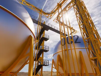 Sci-fi Spherical Tank 002 3D model