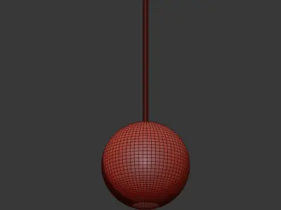 Pendant Map Giopato Coombes Soffio Bolle Bls Mono Lamp 3D model