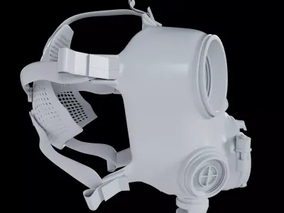 3D Gas Mask Model 3D model