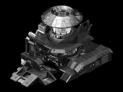 Titan - Small Base - Academy of Sciences 02 3D model