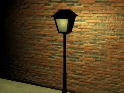street lamp Free low-poly 3D model